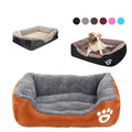 Plush Orthopedic Sofa Orthapedic Dog Bed for Dog Mid-century Dog Bed Frame Calming Donut Travel Customized Logo Print JW-CB001