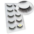 Wholesale Cheap Price Lashes 5 Pairs Synthetic Hair Premium Silk False Eyelash Packaging Box 5 Pairs Faux Mink Eyelashes