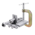 Aluminium Alloy Leather Strap Cutter 60MM Leather Belt Cutting Machine Leather Strip Cutting Tool with 10 Blades and 8 Wrenches
