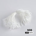 OEM/ODM 12cm1000 Pieces Per Pack   White Lock Bullet Clothing Sling Nylon Rope Pendant Label Clip Clothing Tag Rope