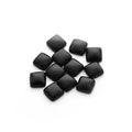 Wholesale Natural Stone Agate Factory-Polished Flat Smooth Black Square Onyx Cushion Cut Oval Black Agate Gemstone Loose