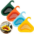 Over Sink Leftovers Drain Basket Orts Hanging Filtering Swan Drain Basket Hanging Fruit and Vegetable Colander Container