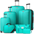 Unisex 5-Piece Expandable Durable PP Suitcase Spinner Wheels 24" 28" Carry-On Luggage Set TSA Lock Aluminum Trolley Factory