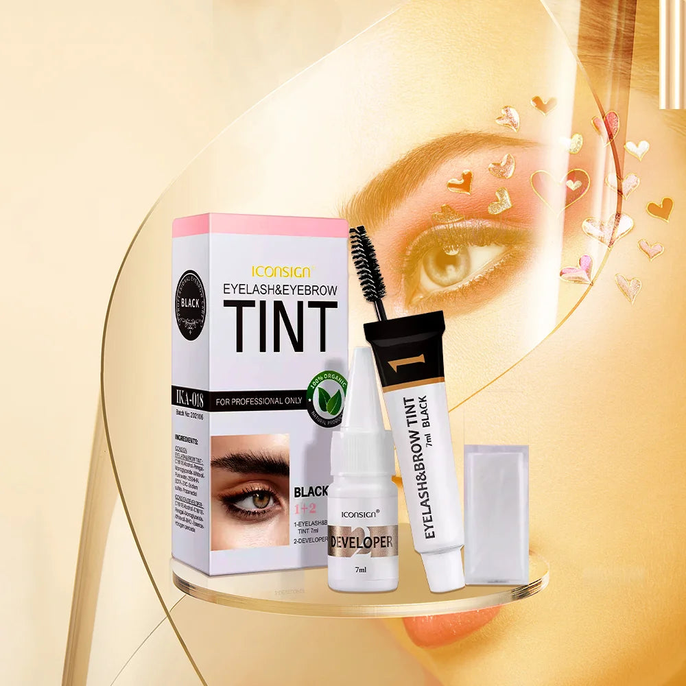 Hot Selling Private Label Hybrid Keratin Professional Korean Products Lash Lift and Brow Lamination Tint Kit