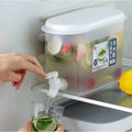 3.5L Cold Kettle with Faucet in Refrigerator Kitchen Refrigerator Container Transparent Cooler Rotating Drinking