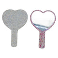 Portable ABS Plastic Diamond Makeup Mirror Single-Sided with Personalization for Travel and Student Beauty Salon Use