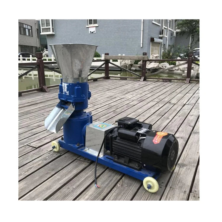Small Mini Wood Poultry Chicken Chick Fish Pig Goat Cattle Cat Animal Pellet Making Pelletizer Mill Feed Processing Machine