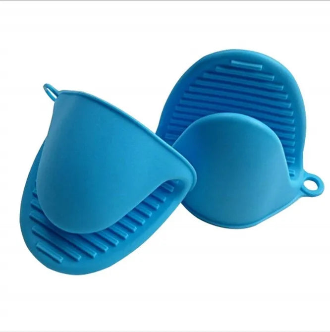 Heat Resistant Silicone Cooking Pinch Mitts Potholder for Kitchen Cooking & Baking