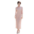 New Product Retro Young Style Fresh Girl Plus Size Cheongsam Dress Modern Women Girls Student Improved Temperament qi Pao