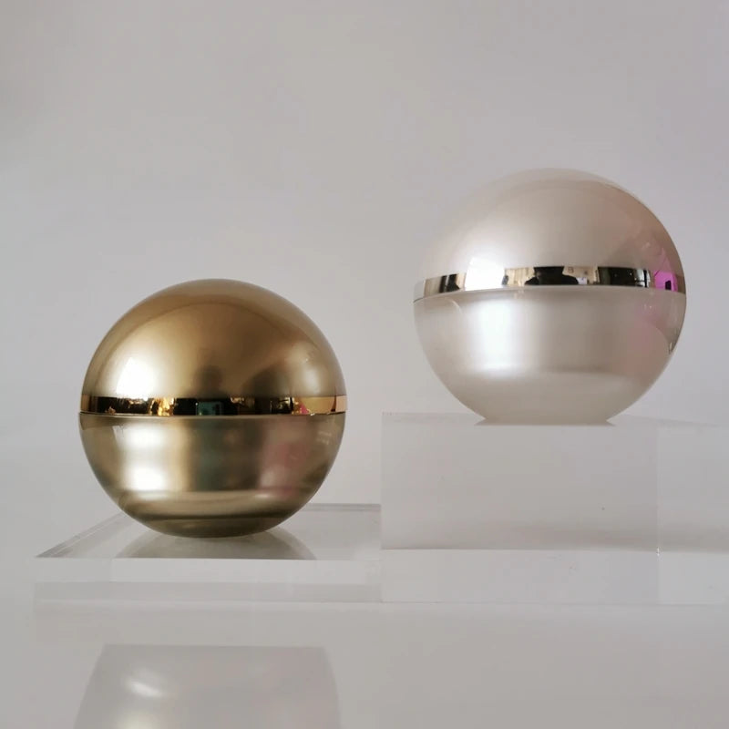 50g High Class Ball Shape Acrylic Cream Eye Gel Jar Cosmetic Packaging