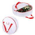 Oxford Material Garland Wreaths Container with Handles Storage Container Christmas Wreath Bags