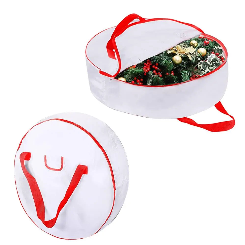 Oxford Material Garland Wreaths Container with Handles Storage Container Christmas Wreath Bags