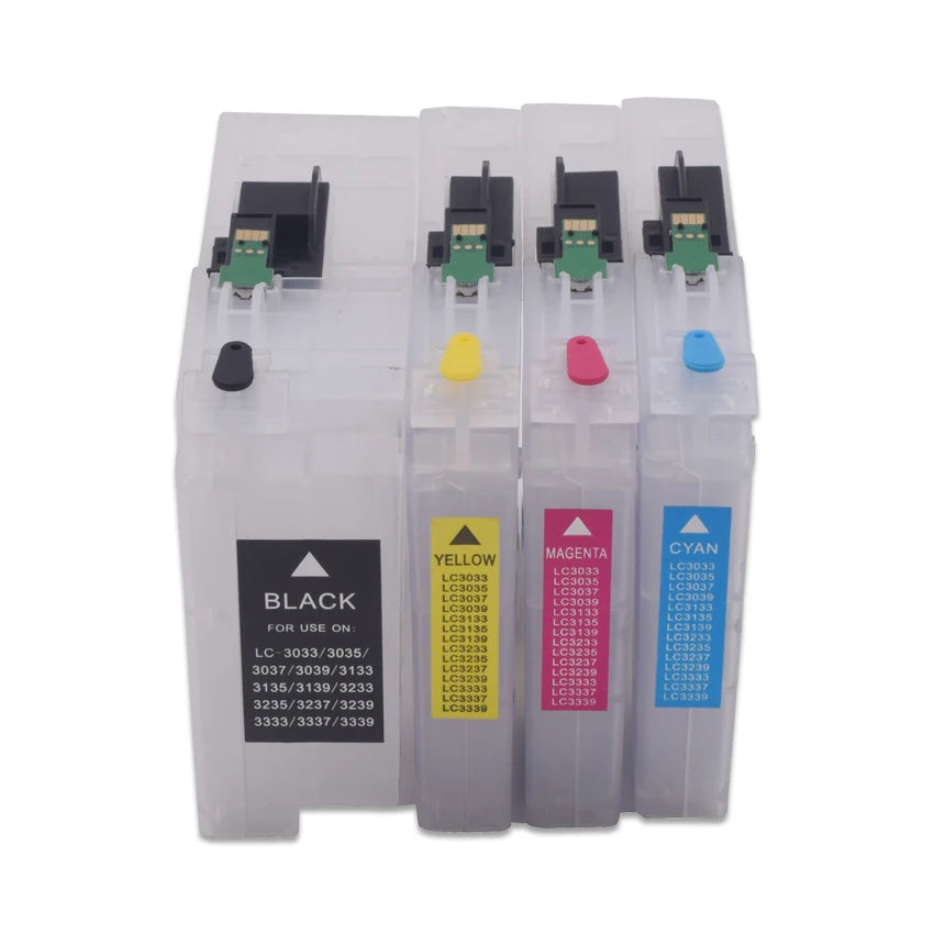 Europe LC3233 Refillable Ink Cartridge With Disposable Chip For Brother Brother DCP-J1100DW MFC-J1300 J1100 J1300 Printers