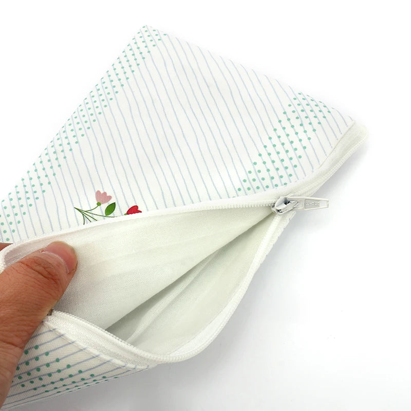Vograce Hot Sale Factory Custom Print Gift Small Mesh Pvc Customer Logo Print Promotion Pencil Bag