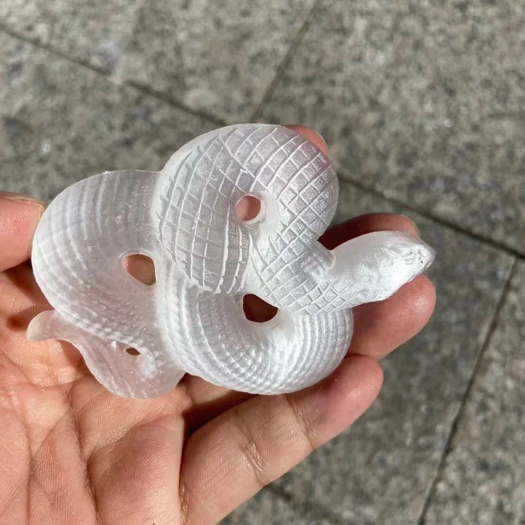 Crystal Healing Stone Products Selenite Snake for Sale