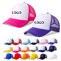 Factory Sponge Net Baseball Cap Advertising Cap With Custom Logo Printed Mesh Cap Summer Sun Visor Hat Sponge Mesh