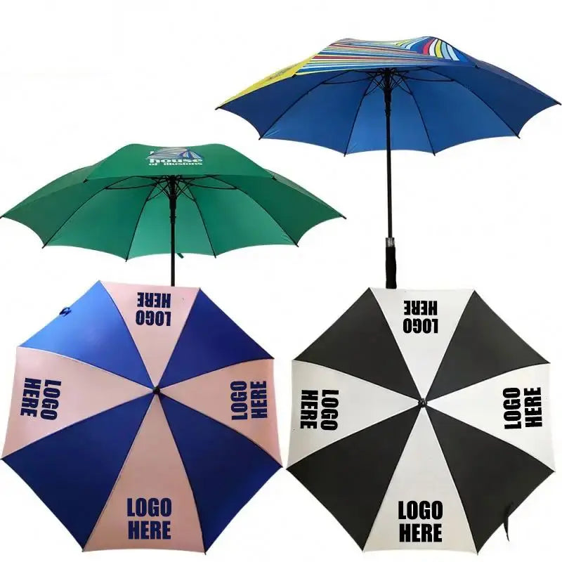 Promotion Gifts for New Business 60-Inch High Quality Straight Golf Umbrella New Business Giveaways