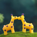 Cartoon Animal Sika Deer Cute Small Ornament Plastic Craft Moss Micro Landscape Decorations Figurines