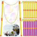 Customized Summer Outdoor Fun 2 Big Large Bubble Wand Set Giant Bubble Wands Rope Kits for Kids