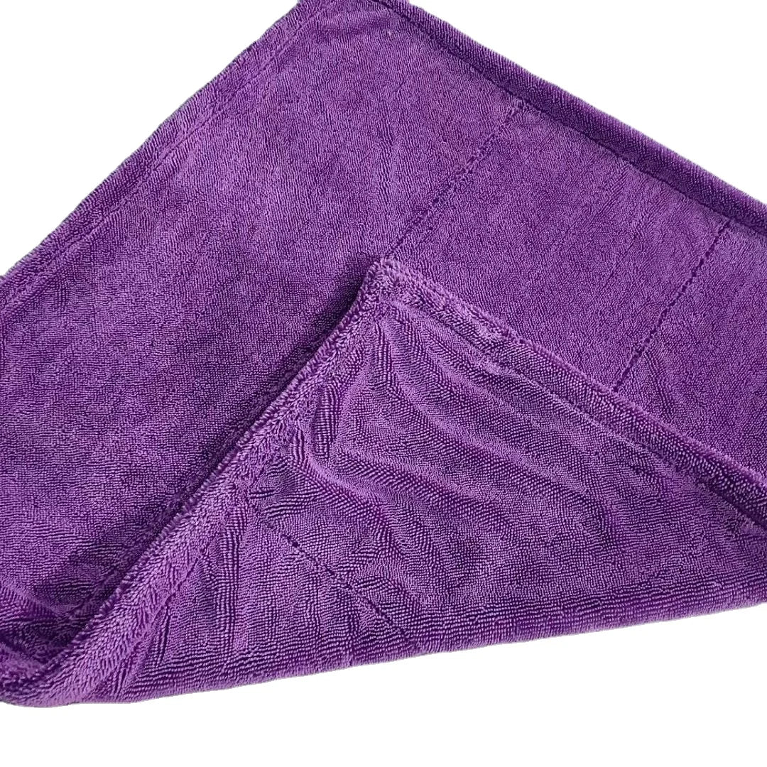 RTS China Factory Hot Sale Lint-Free Microfiber Super Absorbent Car Washing Towels Twisted Loop Towel for Car Drying
