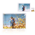 Personalized 6x4 Acrylic Water Globe for Photo Picture Frames for Wedding Promotion Decoration 4x6 Plastic Frames