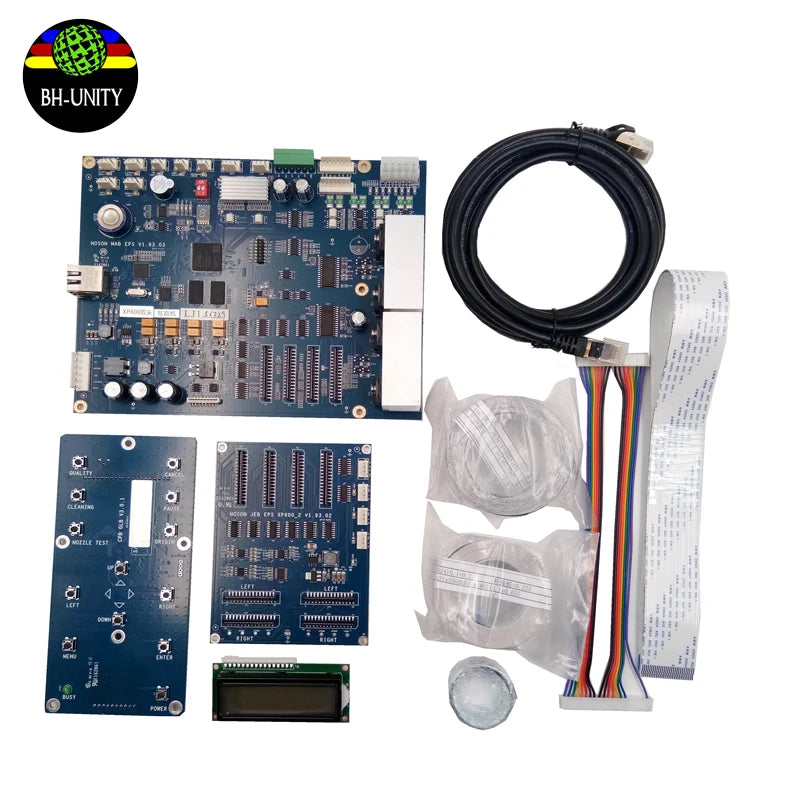 Network Version Hoson Xp600 Double Heads Board Set Dx10 Dx11 Mainboard Headboard Kit for Eco Solvent Inkjet Printers