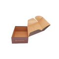 Pink Corrugated Paper Mailing Boxes Low Price Color Printed with Embossing and Matt Lamination Recycled Materials Feature