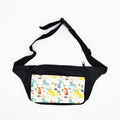 Qualisub Personalized Canvas Waist Bag Blanks Sublimation Waist Bag for Men DIY Design Blank Waist Bag