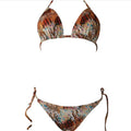 Custom Sublimation Swim Briefs & Beachwear with Striped/Print Patterns 2-Piece Set Breathable & Eco-Friendly for Women