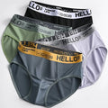 Men's Underwear Boys' Breathable Trendy Large Size Briefs Teenagers' Letter Personalized Triangle Shorts
