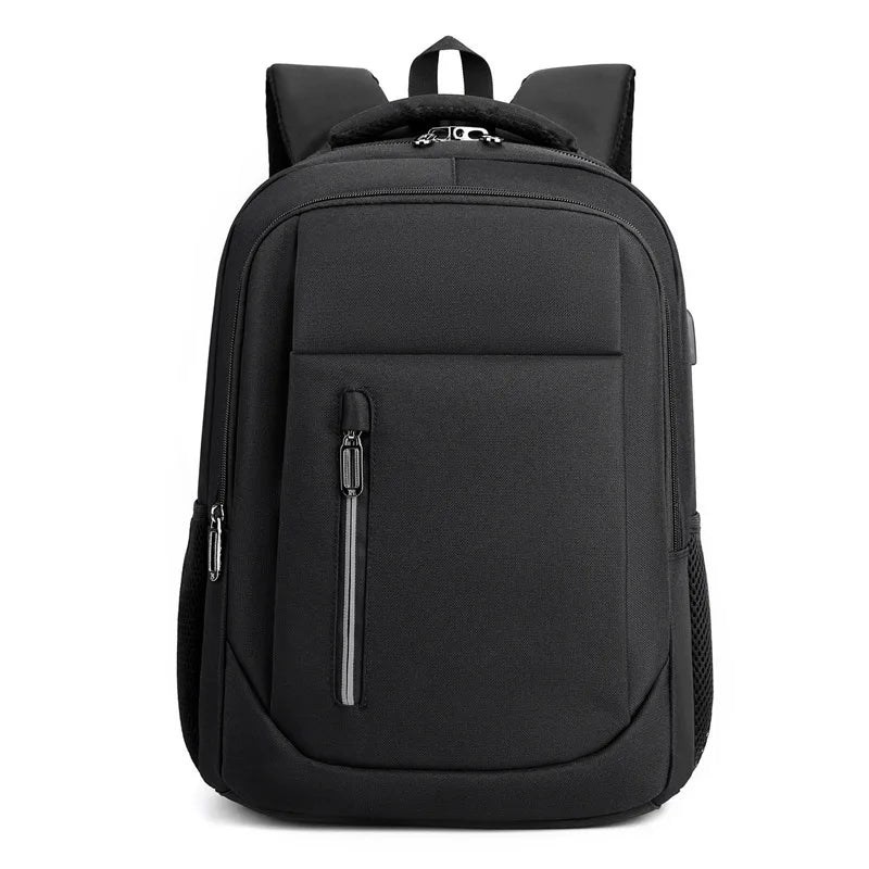 Custom 15.6 Inch Waterproof Laptop Backpack with USB Charging Port Travel and Business Notebook Bag for Women and Men