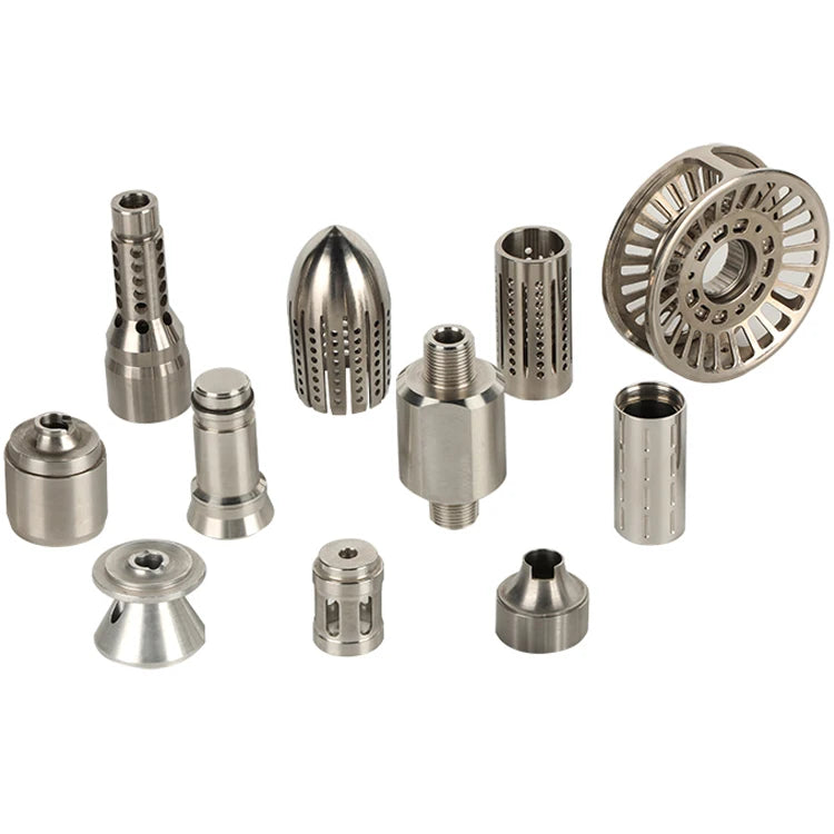CNC Titanium Alloy Cutting Service Metal Lathe Turning Spare Parts CNC Machining Components Services
