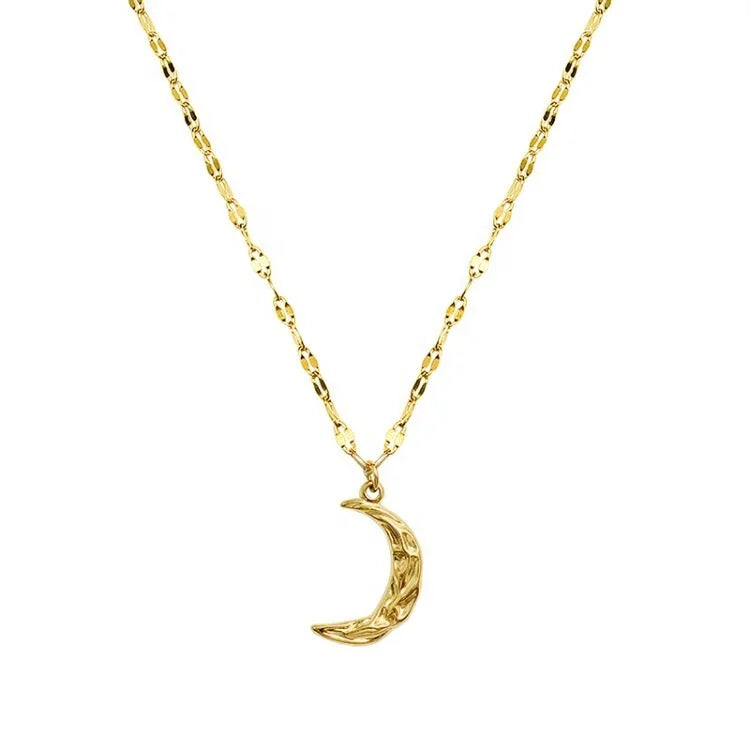 Luxurious Fashion Designer Stainless Steel Jewelry Womens Necklace Gift Silver Color