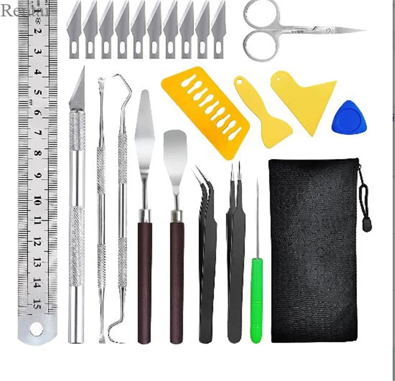 25 PiCS Crafting Tools Sets Whole Sets Vinyl Tools Weeding Tools for Vinyl