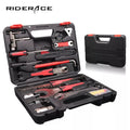 RIDERACE MTB Road Bike Toolbox Bicycle Repair Tools Box Set Professional 18 in 1 Maintenance Service Spoke Wrench Tool Kit