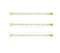 GLORY PACE 14K Gold Filled Extension Chain for Permanent Jewelry Making Necklace Gold Filled Pendant Chain Wholesale