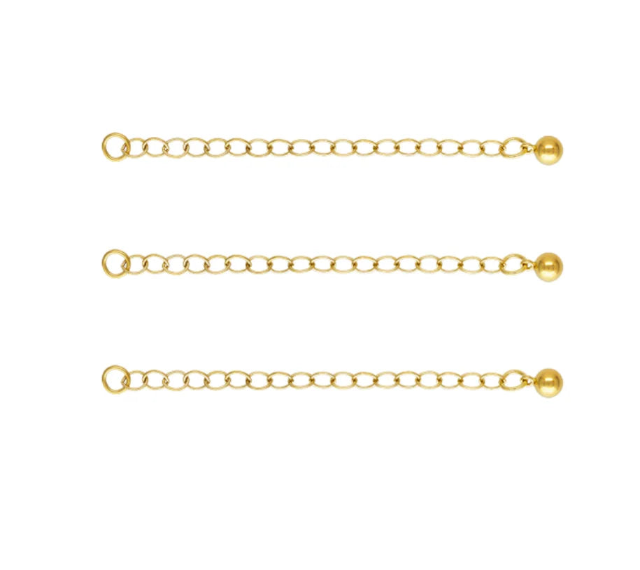 GLORY PACE 14K Gold Filled Extension Chain for Permanent Jewelry Making Necklace Gold Filled Pendant Chain Wholesale