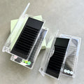 Wholesale Custom logo Super  Soft Matte Black Volume Lash Extensions Supplies Lash Trays Wholesale Cashmere Lash Extensions