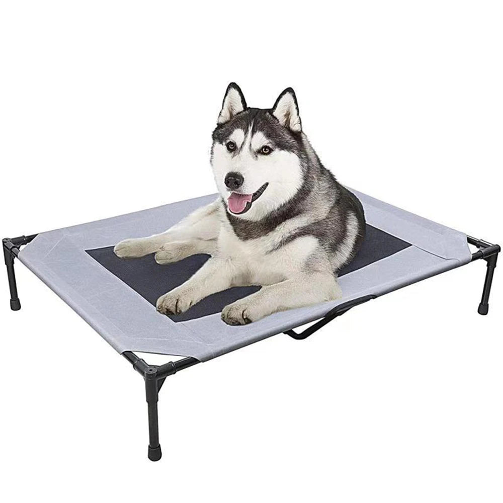 S 2021 Hot Selling Pet Bed in Painted Metal Pipe Oxford Canvas Double-layer Mesh Ventilated Removable Assembly