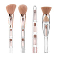 4 in 1 Portable ABS Makeup Brush Multi-functional Mini 3-in-1wholesale Marble Makeup Brushes Single Makeup Brush