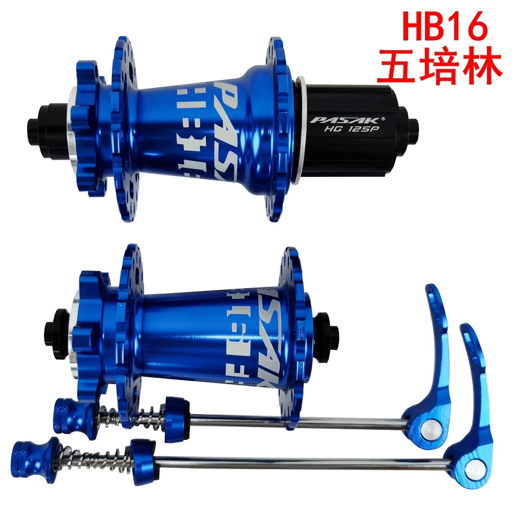 Mountain bicycle Hub Quick Release Disc Brake MTB Front Rear Bike Hub 5 Sealed Bearing 32Holes Bicycle Hubs Thru AxleQR MS HG XD