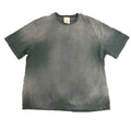 FLN Spring Summer Washed Distressed Retro Loose Trendy Short Sleeved Men's t Shirt for Unisex Oversized Cotton 270 g T-shirt