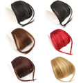 Synthetic Blunt Hair Bangs Clip in Hair Extension Neat Front Fringe Natural False Hairpiece for Women Clip in Bangs