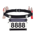 ZJFIT Custom Colorful Adjustable Marathon Race Number Belt Elastic Polyester Material for Outdoor Running Cycling Triathlon