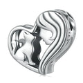 New Fine Jewelry S925 Sterling Silver Charm Bead Animal Cute Pet Cat Dog and Girl DIY Charm Bracelet for Women Gift Jewelry