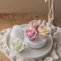 J-5031 Valentine's Day 3D Rose Flower Silicone Mold Aromatherapy Candle Molds Rose Resin Mold Handmade Aromatherapy Soap Mouds