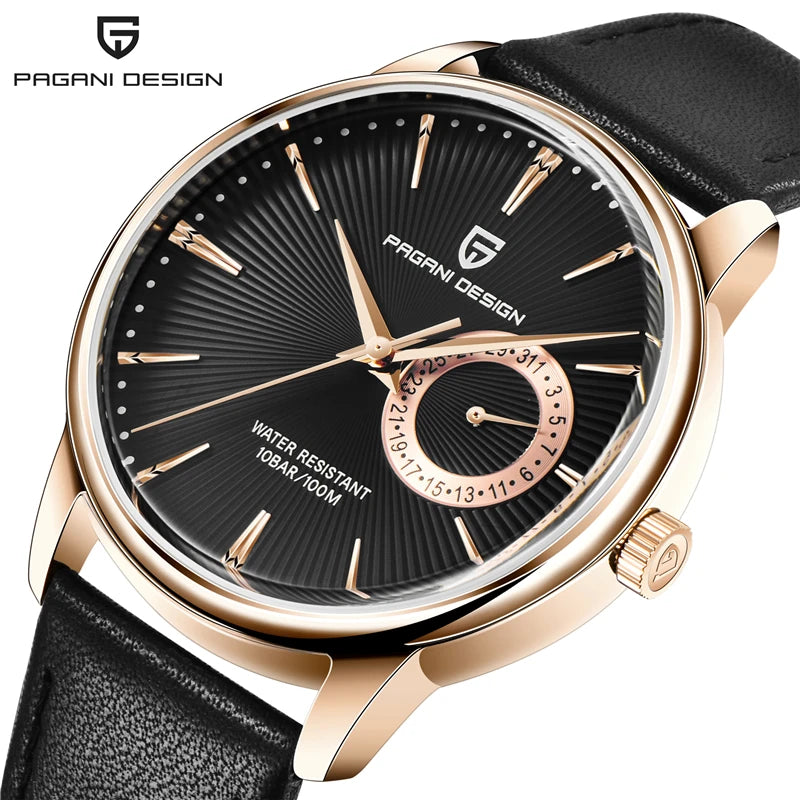 PAGANI 1654 DESIGN Top Brand Luxury Waterproof Men Quartz Watch Fashion Casual Sports Watch Men Watch Relogio Masculino