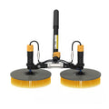 Double Brush Head Carbon Fiber Telescopic Pole Solar Panel Cleaning Brushes