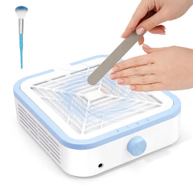 Powerful 120W Nail Extractor Vacuum Dust Cleaner Electric Nail Fan Dust Collector Machine for Acrylic Nails Low Noise