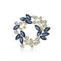 DR948 Fashion Rhinestone Brooch Women Gold Plated Brooch Jewelry Wholesale
